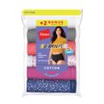 thumbnail image 3 of Hanes Women's SUPERVALUE Cotton Brief Underwear, 6+2 Bonus Pack, 3 of 5