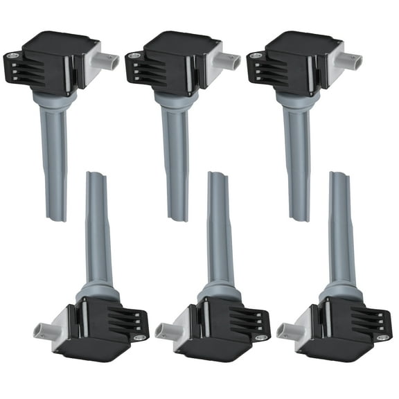 Set of 6 ISA Ignition Coils Compatible with 2015-2020 Ford F-150 Fusion Edge Lincoln Continental V6 UF773