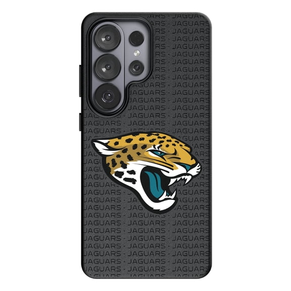 Keyscaper Jacksonville Jaguars Text Backdrop Galaxy Magnetic Bump Case