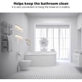 thumbnail image 4 of Towel Ring, Wall Mounted Brass Bathroom Hand Towel Ring with Blue and White Porcelain Decal Antique Towel Hanger Brass Towel Rack for Bathroom Vintage Home Decor, 4 of 5