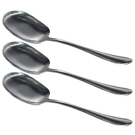 

Richohome 3Pcs Tabletop Flatware Serving Spoon Mirror Finish for Elegant Buffet Serving