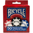 thumbnail image 1 of Playing Cards: 50 Poker Chips (Blue Packaging), 1 of 1
