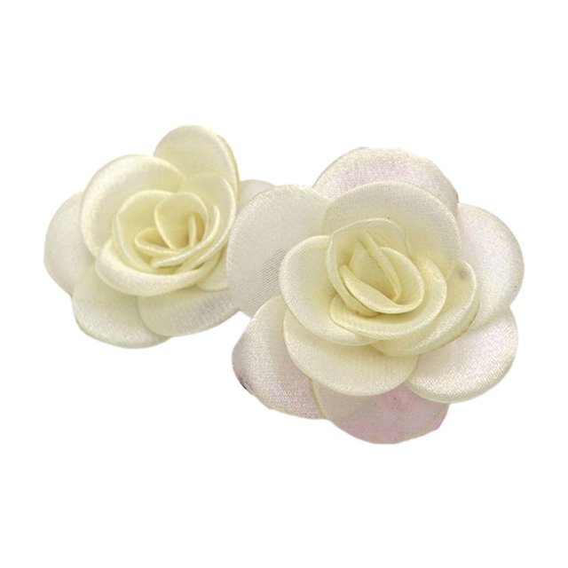Botas de invierno con flores, sandalias de boda, Clips para zapatos, adornos para zapatos con flores rosas, decoración