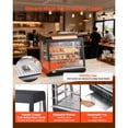 thumbnail image 6 of KFFKFF 3-Tier Commercial Food Warmer Display, 1200W Countertop Food Warmer with LED Lighting, Adjustable Shelves, 86℉~185℉ Steam Heating, 106Qt/100L Capacity for Burgers, Pizza, Bread, 6 of 9