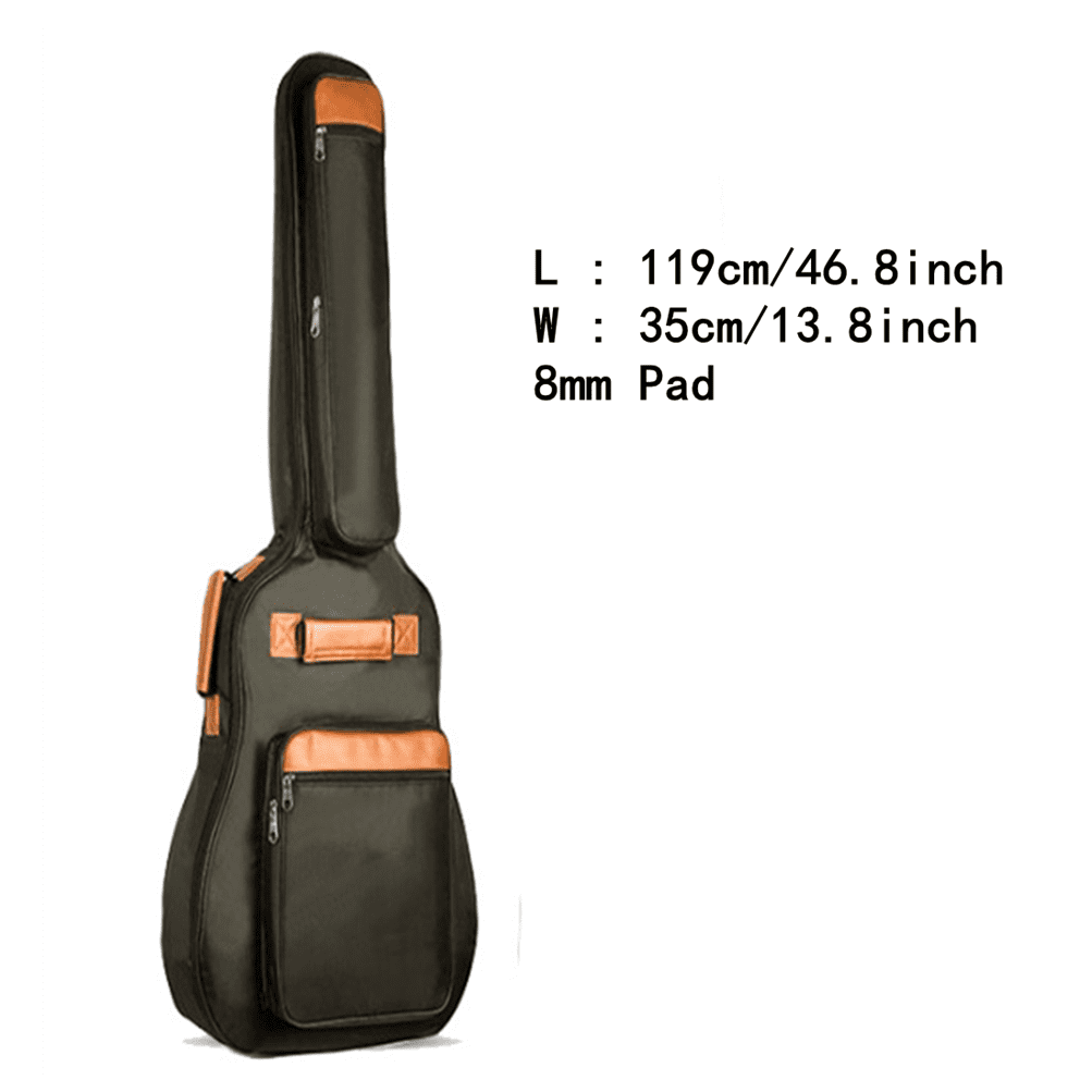 Electric Bass Bag Electric Bass Case Waterproof Oxford Cloth 0.35 Inch Extra Thick Sponge Overly Padded