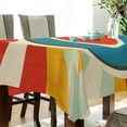 thumbnail image 4 of Yayeee Tablecloths for Rectangular Tables 54 x 72 inch Party Table Cover, Colorful Circles, 4 of 6