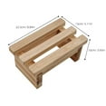 thumbnail image 2 of BRIGHTFUFU Children Step Stool Wood Improves Foot And Back Pain Light Yellow 1Set, 2 of 8
