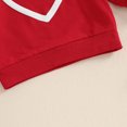 thumbnail image 5 of WOYY Girl's Valentine's Day T-Shirt Heart Print Long Sleeve T Shirt Pullover, 5 of 7