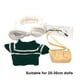 thumbnail image 2 of Conjunto de Ropa de Vestir para Juguetes onlyliua de 30 Cm con gafas gorra suéter falda mochila, 2 of 5