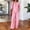 Pink, variant on Women Lounge Sets 2 Piece Cotton Linen Outfits Summer Casual Long Sleeve V Neck Pullover Top Wide Leg Pants Matching Sets Trendy Clothes Going Out Suits for Womens Black L