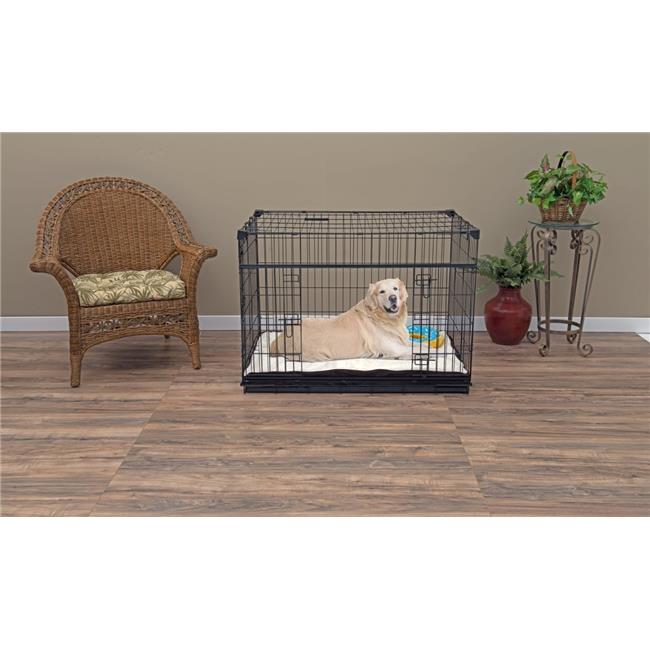 Lucky Dog ZW 51542 42 in. Sliding Double Door Dog Crate Large