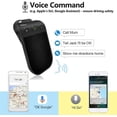 thumbnail image 2 of Sunitec Bluetooth 5.0 in Car Speakerphone with Visor Clip, Wireless Car Kit for Handsfree Talking, Motion Auto on off - BC936, 2 of 8