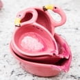 thumbnail image 2 of Pretty in Pink Flamingo Baking Cooking Measuring Cups Set of 4 Ceramic, 2 of 2
