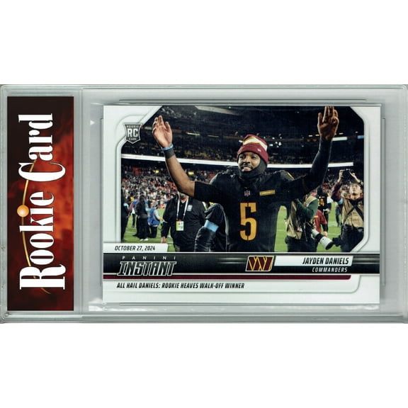 Certified Mint  Jayden Daniels 2024 Panini Instant #112 1 of 2304 Made! Rookie Card Washington Commanders