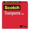 3M #600 Transparent Cellophane Tape, 3/4" x 36 yds.