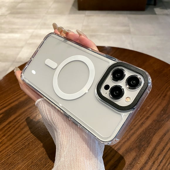 Clear Case for iPhone 11, Magnetic High-Transparency MagSafe Compatible Case Support Wireless Charging, Slim Lightweight Shockproof Protective Phone Cover for iPhone 11, Clear
