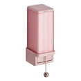 thumbnail image 1 of Pink Cosmetic Storage Box Wall Mounted Makeup Remover Box With Pull Down Proof Design Hygienic Storage Transparent Cover And Plastic Material For Bathroom Vanity And Organization, 1 of 6