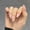 JP2974 [Glue model], variant on Xiaohongshu simple pure want to wear nail piece star point drill nail piece medium round wear nail piece fake nail