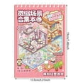 thumbnail image 6 of RYUJNDK 20 in 1 Cartoon Landscape Sticker Book Aesthetic Sticker Lovely Scene Sticker Fun Room Sticker Book for Adults Kids, 6 of 9