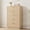 Natrual, variant on Rattan Dresser for Bedroom, 47" Tall Chest of Drawers, Modern 5 Drawers Boho Dressers with Storage for Living Room, Hallway, White