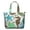 Large, variant on Large Capacity Travel Tote Bag with Mermaid and Anchor Designs, Weekender Bag with Adjustable Strap for Beach and Fitness Enthusiasts