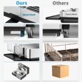 thumbnail image 3 of Dish Drying Rack Stainless Steel Dish Racks for Kitchen Counter Dish Drainers with Automatic Drainage Utensil Holder & Cups Holder Space Saving Kitchen Organizer, 3 of 9