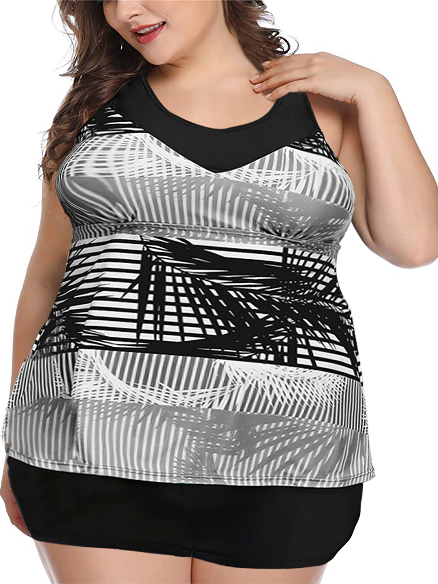 Sexy Dance Plus Size Tankini Swimsuits 