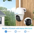 thumbnail image 6 of REOLINK 4MP 3G/4G LTE Outdoor Wireless Battery-Powered Security Camera, Smart Person/Vehicle Detection, 355°/140° Pan &Tilt, 2-Way Talk, Go PT Series PTCam ProHD + Solar Panel -US Version, 6 of 11