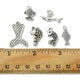 thumbnail image 5 of 48Pcs 6 Styles Tibetan Style Alloy Pendant Fish Charms Antique Silver 13~27x8.5~24.8x2~10.5mm Hole: 1~2mm 8pcs/style, 5 of 8