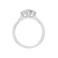 thumbnail image 2 of Three Stone Diamond Engagement Ring in Sterling Silver (1/2 cttw) (I-Color, SI3-I1 Clarity), 2 of 3