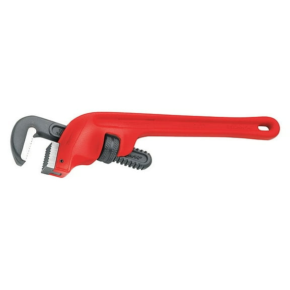 Rothenberger 14 in L 2 in Cap. Chrome Vanadium Steel End Pipe Wrench 70167