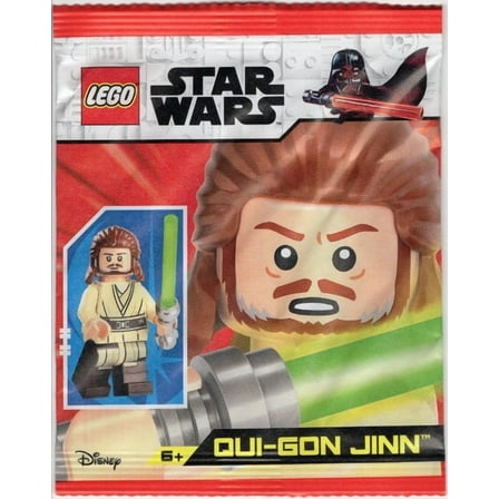 LEGO Star Wars: The Phantom Menace - Qui-Gon Jinn Minifigure with Lightsaber 2017