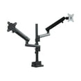 thumbnail image 3 of StarTech.com Desk Mount Dual Monitor Arm, Full Motion Monitor Mount for 2x VESA Displays up to 32" (up to 17lb/8kg), Ergonomic Vertical Stackable Arms, Articulating, Height Adjustable - Pole Mount, C-Clamp/Grommet (ARMDUALPIVOT) - Mounting kit (2 monitor arms, 2 VESA plates, pole, base, 2 monitor arm mounts, tool holder) - full-motion dual arm - for 2 monitors - aluminum - black - screen size: 32" - desk-mountable, 3 of 18