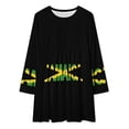thumbnail image 2 of Jamaican Logo Gaming Anti Loose Dress Evening Dress Summer Dresses for Women Luxury Dress Long Sleeved Dress, 2 of 4