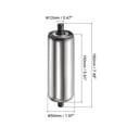 thumbnail image 2 of Unique Bargains 2'x6' Acier Inoxydable Gravité Convoyeur Rouleau Transmission Galvanisé Extrémité, 2 of 5