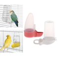 thumbnail image 4 of Alimentador de agua Salvador 2x Botella Desmontable Tazón colgante Duradero para Pájaros Biberón de loros de aves, 4 of 10