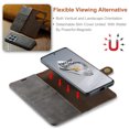 thumbnail image 3 of Allytech Wallet Case for OnePlus 12 with 3 Card Slots & Cash Pocket, 2 in 1 Detachable Strong Magnetic Case, Retro PU Leather Shockproof Magnetic Clasp Slim Protective Shell - Gray, 3 of 8