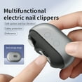 thumbnail image 3 of FACEGA Smart Nail Clippers, Electric Toenail Clippers for Seniors and Babies, 3-in-1 Electric Nail Clippers and Polisher (with LED Light, USB Port, and Nail Clipper Storage Case) (Black), 3 of 8