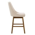 thumbnail image 4 of Boston Formed High Back Fabric Barstools with Wood Legs, Set of 2, 4 of 9