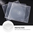 thumbnail image 3 of SHISUYAN 25 Pcs Ultrathin DVD Case Transparent CD Package Portable CD Storage Box for Home Cinema, 3 of 8