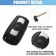 thumbnail image 3 of Unique Bargains - Carcasa para llave de mando a distancia de 3 botones, carcasa de entrada sin llave, repuesto negro para BMW 325i 2006-2011, 3 of 6