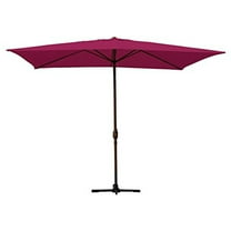 Patio Market Umbrella 9ft - Aluminum Tilt Crank Umbrella Outdoor Shade Bronze Pole