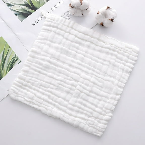 Baby Washcloth,Baby Bath Towel Square Gauze Facecloth Face Wash Wipe Hand Newborn Handkerchief