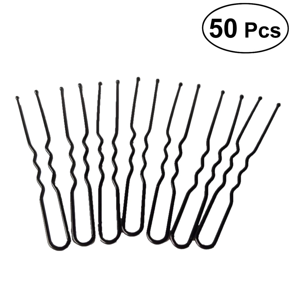 For Ponytail Roller Curl Styling TARTIERY 20 PCs Hair Bobby Pins U Shaped Pin Hair Grips To Clip Ballet Hair Net For Women Golden Bobby Pins Black Metal U Shaped Hair Pins Hair Clips