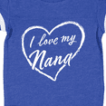 thumbnail image 4 of Inktastic I Love My Nana in White Chalk Heart Boys or Girls Baby Bodysuit, 4 of 5
