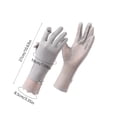 thumbnail image 3 of Ice Silk Gloves for Summer Driving - Breathable Thin Sun Gloves with Touch Screen -Outdoor Sun Protection Gloves for Women Men - One Size Fits All, 3 of 6