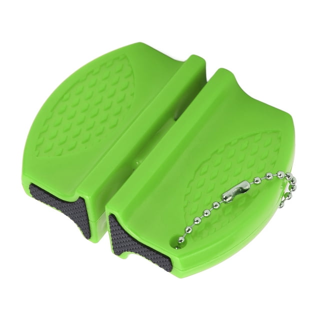 Mini Afilador De Cuchillos Portátil De Doble Cara, De Bolsillo, Para Uso En Exteriores, Accesorio De Camping.