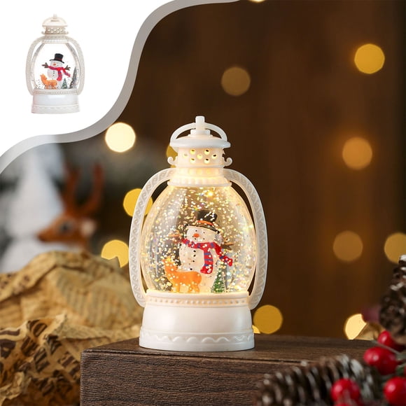 Decoración navideña iluminada con luces LED transparentes, farol colgante para árbol de Navidad, colgante de batería, accesorios novedosos, luz para fiesta de Navidad, decoración del hogar, 150 ml