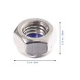 thumbnail image 2 of ELAYARD 20Set Lock Nut Stainless Steel Nylon Lock Nuts Prevent Loosening for DIY Users, 2 of 6