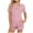 Light Pink, variant on Womens Pajamas Set Short Sleeve Sleepwear Button Down Nightwear Shorts Soft Home Wear Sets